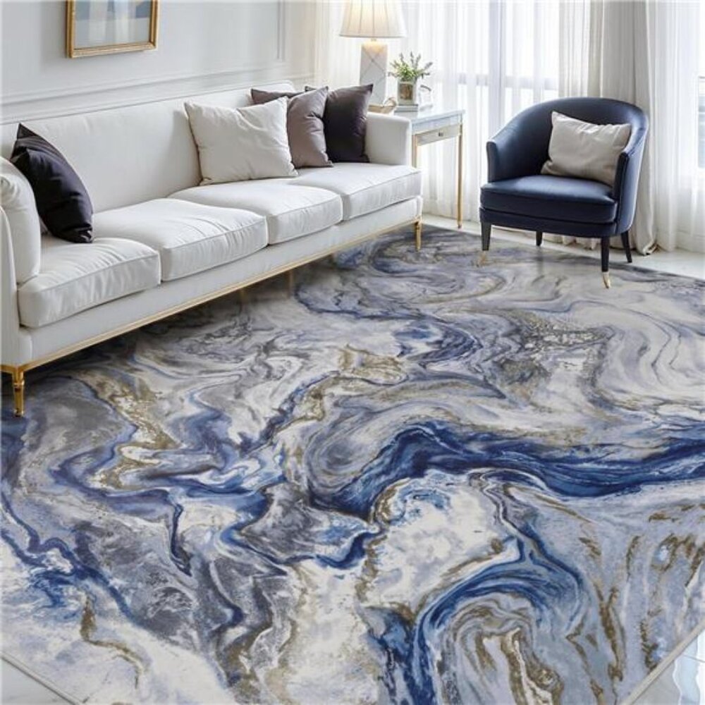 6x9 Area Rugs for Living Room Modern Abstract Rug for Bedroom for Dining Room